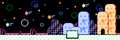 iamemir:  Rainbow Resort 2 background from Kirby’s Adventure (NES). 