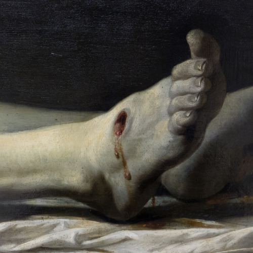 v-ersacrum:Philippe de Champaigne, Dead Christ (details), 17th century