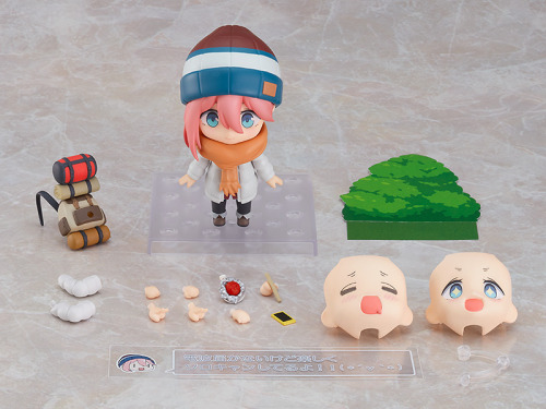 good-smile-company: ねんどろいど 各務原なでしこ ソロキャンVer. https://www.goodsmile.info/ja/product/11142/ Yuru Camp 