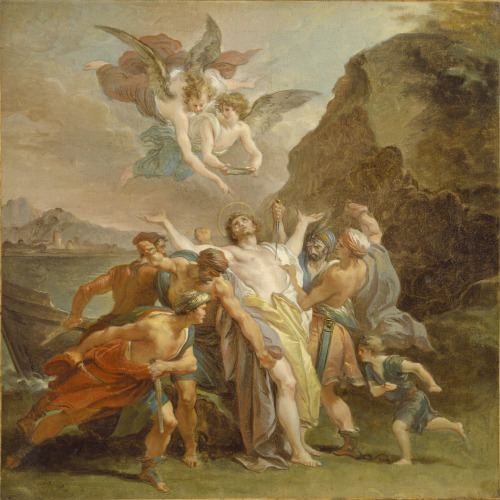 Giuseppe Cades (Italian; 1750–1799)The Martyrdom of the Blessed Signoretto AlliataOil on canvas, ca.
