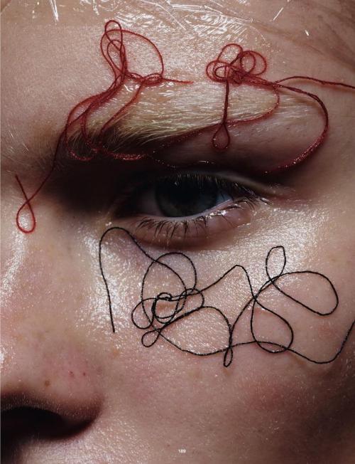 Thread LightlyAlexandra Elizabeth Ljadov by Gregory Harris for Dazed & Confused Winter 2014