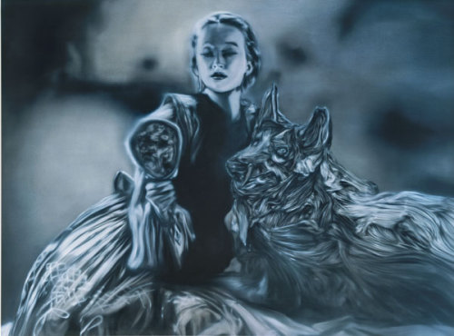 asylum-art:Stephan Balleuxgives the leading painting and artist_from cipher project_A multidisciplin