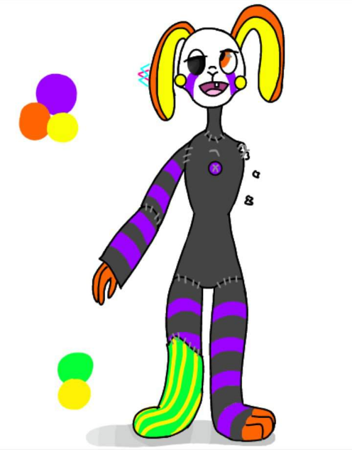 Here's A FNaF Oc I Adopted From Someone On Amino Back When I Still Used That App. Theyre Are Plush Rabbit