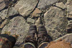 c-omets:Walk The Earth. Isla Del Sol, Bolivia Everywhere I go, I take a photo of my feet. This is an ongoing project I have been putting together over my travels. Check out more of this project here!