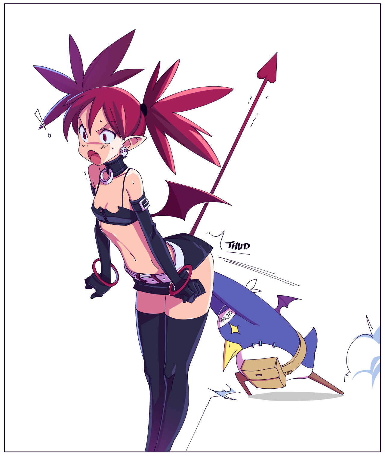 requiemdusk:  Prinny revengance strike for great justice. This move makes me laugh,