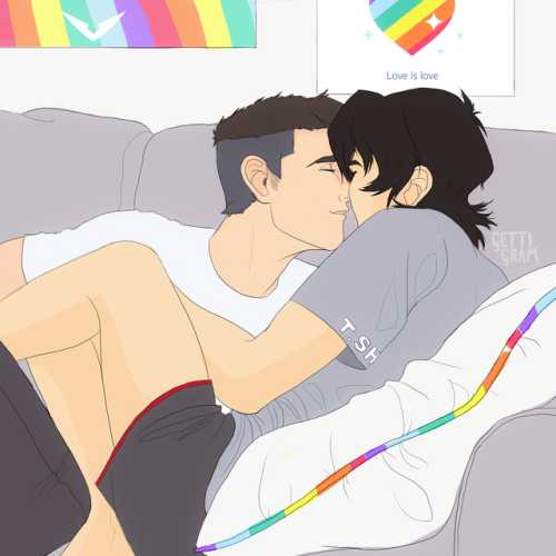 gettigram:It’s London Pride today and I woke up early to draw some boys in love 