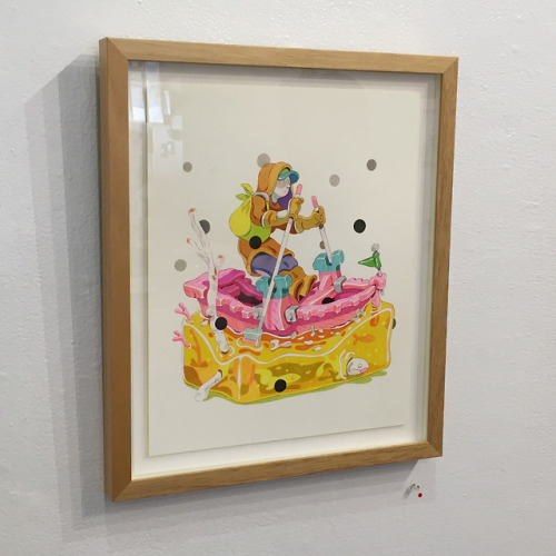 Some shots of my solo show “Jelly Time “ at the Giant Robot gallery Los Angeles~ Almost sold out aga