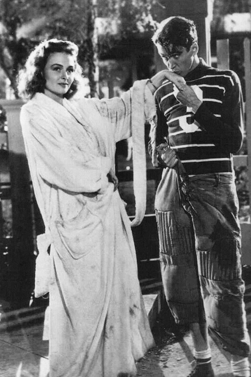 avagardner:  Donna Reed and Jimmy Stewart in It’s a Wonderful Life, 1946.
