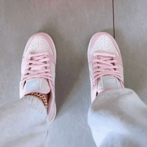 Pink top sneakers tumblr