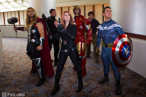 tabbytyler:janinekspendlove:patloika:Another awesome group I got to shoot at Dragon*Con? This Avenge