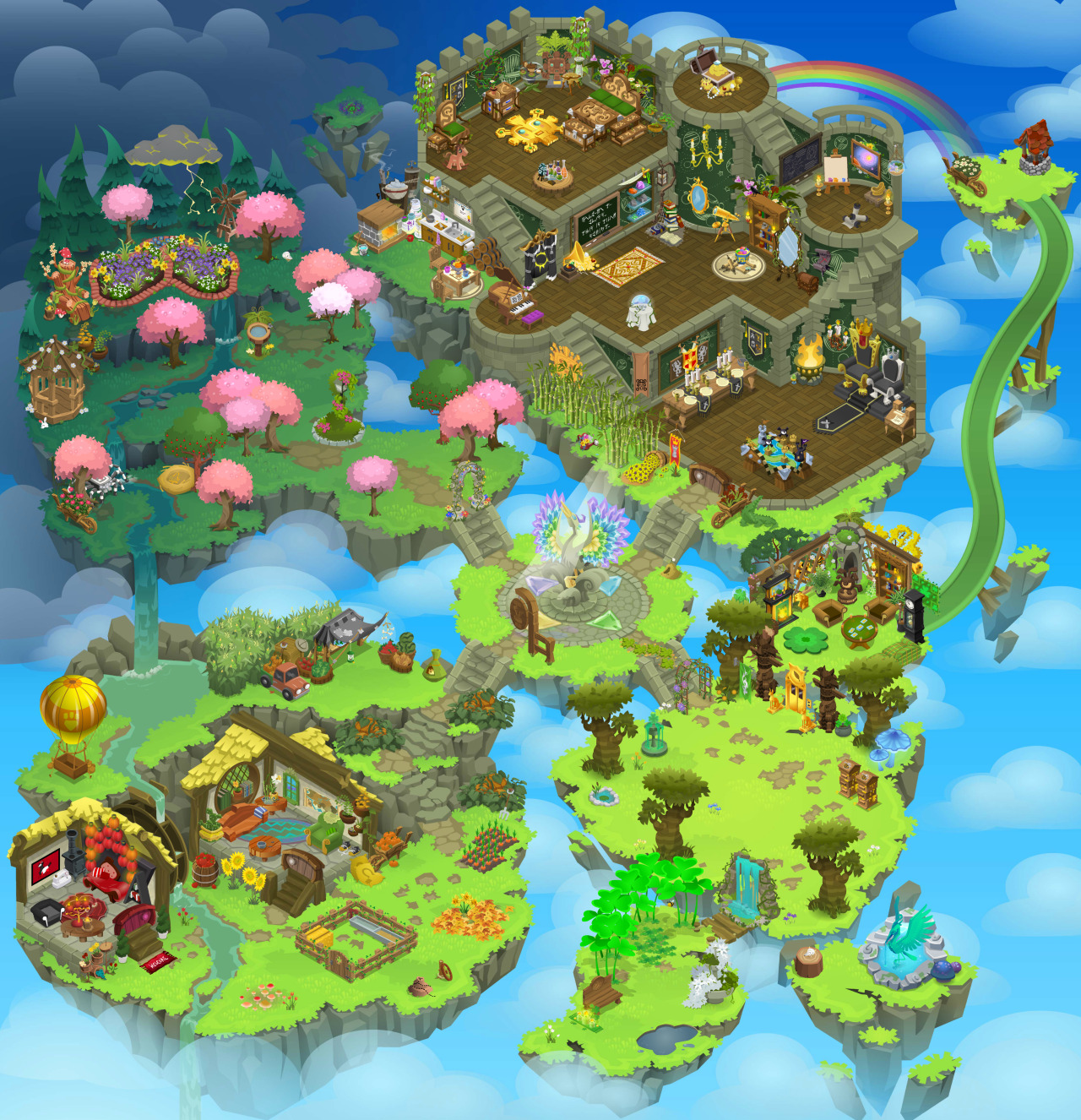 sky kingdom 🍃 #animal jam#jamblr #this thing is 113 screenshots and i had to lower the resolution bcuz the file size