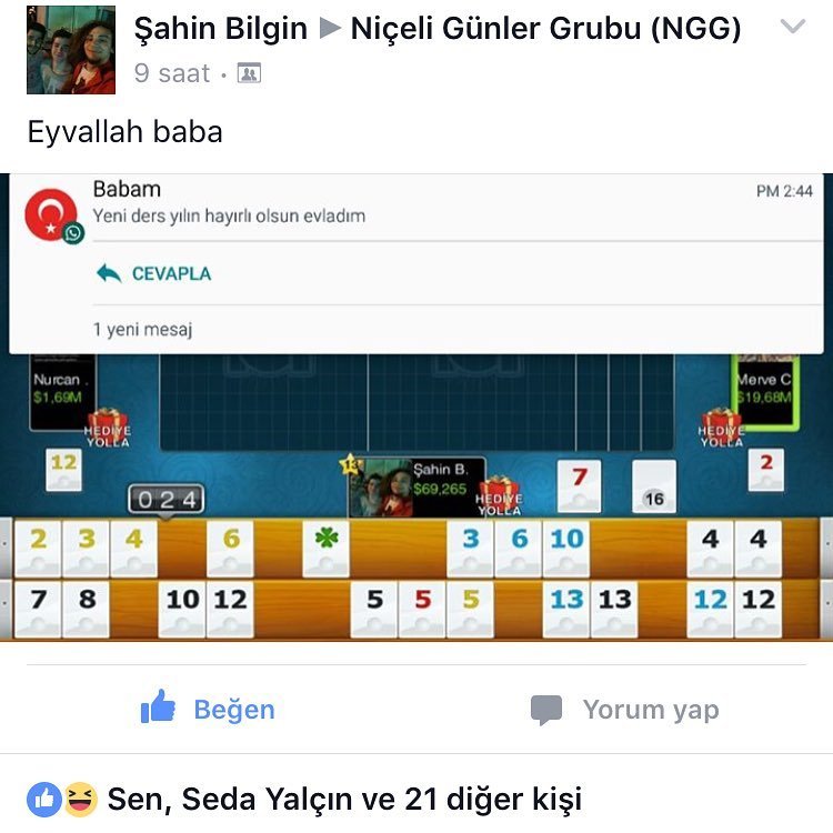 Şahin Bilgin Niçeli Günler...