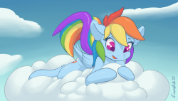 elrincondelpony:  Rainbow Dash by CrombieTTW  &lt;3