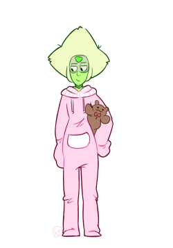 grislyteeth:surnmfang:guys im sorry i was doing commissions and then i got so sidetracked and drew peridot wearing footies she doesnt understand why humans need to have some daily hibernating period and then they got these SPECIAL SOFT uniforms called