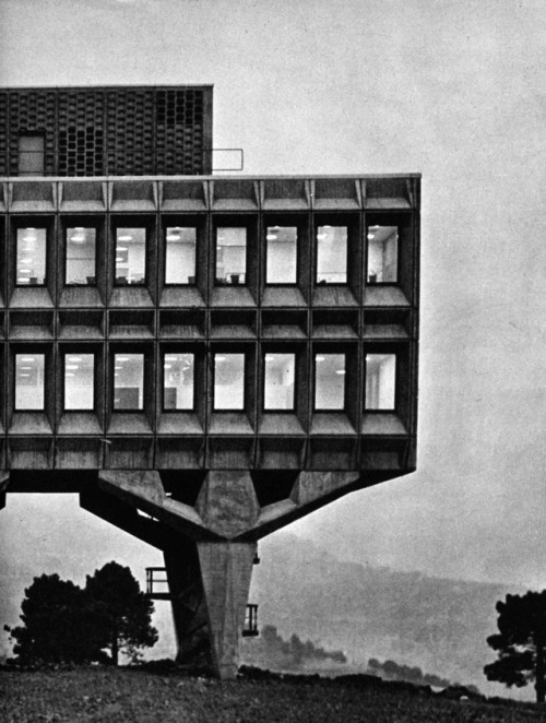 fuckyeahbrutalism: IBM Research Center, La Gaude, France, 1960-63(Marcel Breuer & Associates)