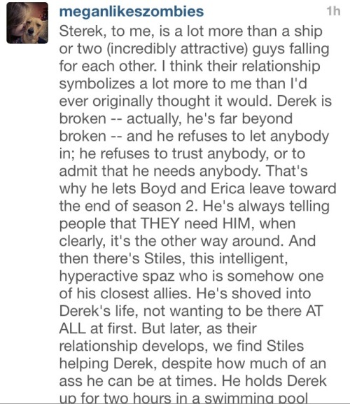 sterekplz: “What does Sterek is/means to you?” I asked this on my Sterek Instagram and w