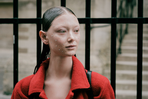 Sara Grace Wallerstedt by Jean Baptiste SoulliatFendi - PFW HC SS22Book┃IG