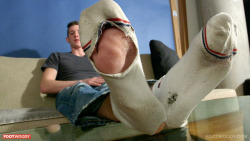 boysmells: Boy with trashed gym socks that reek like f@#%