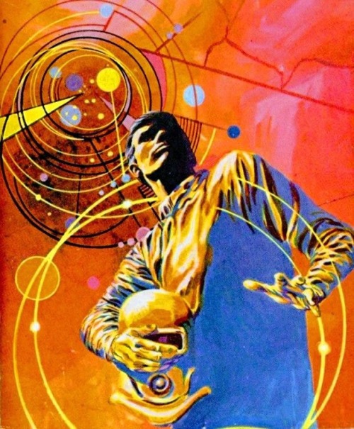 ‪Cover art to Clifford Simak’s So Bright the Vision (1968), by Gray Morrow. Speculative fiction, say