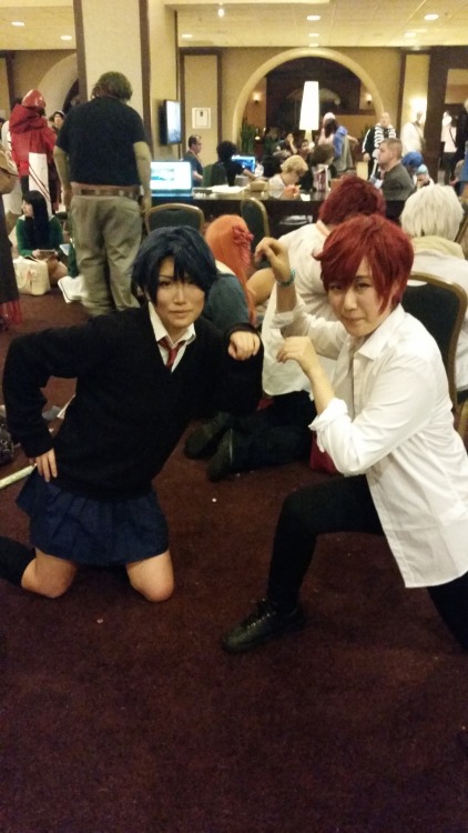 phantomviolinist:I spent a lot of time chasing down Gekkan cosplayers (esp Kashima—)…Recognize anyon