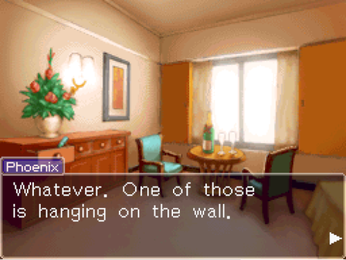 obsessiveaboutthings:Phoenix Wright, Ace Former Art Student