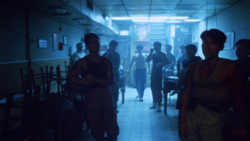 julydogs:  As Tears Go By (1988) Wong Kar Wei. Cinematography: Andrew Lau 