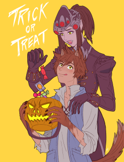 robohero: BOO! Happy Halloween 2017! Countess’ Candies Vampire!Widowmaker x Werewolf!Tracer  — Twitter | Patreon | Ko-Fi 