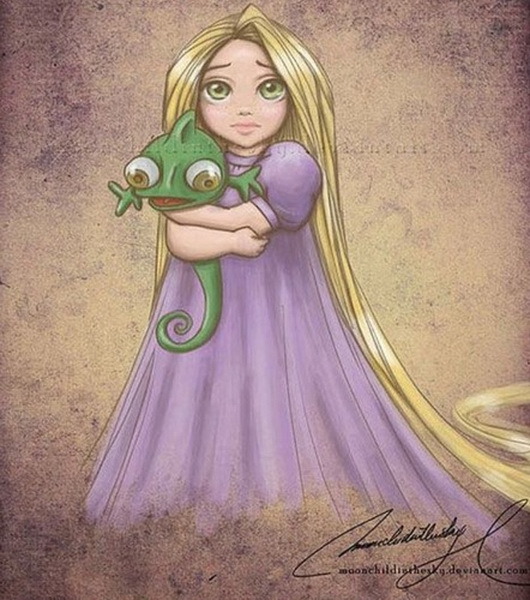 forevermineagain:  I felt completely in love with this. Little disney pricess! Who