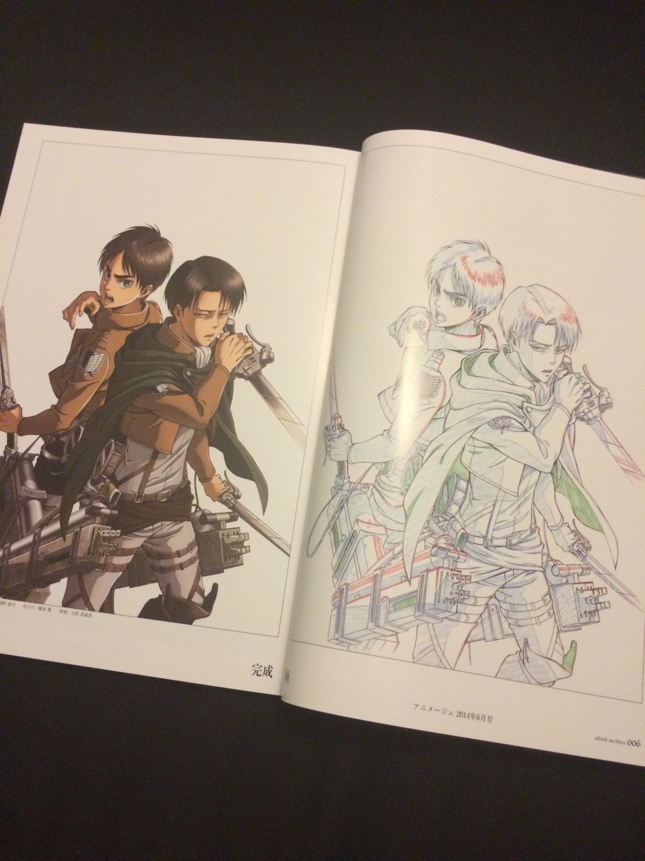 Today the 2nd volume of WIT STUDIO’s Shingeki no Kyojin 1st Season Illustrations