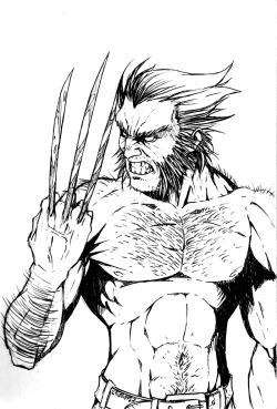 super-hero-center:  Wolverine by Merrk