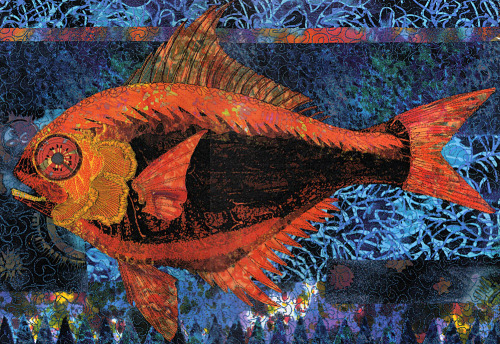 elodieunderglass:quiltinginspo:Fish Quilt Patterns by Susan Carlson Links in the descriptions Oh wow