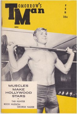 nostrodude:  tab hunter on a cover on a gay