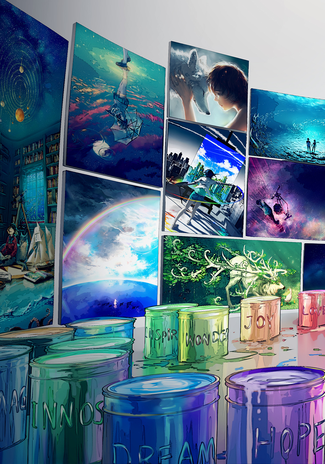 yuumei-art:  I spent some time reflecting on my life, from the dysfunctional family