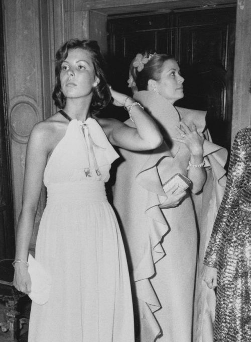 graceandfamily:At the Volpi Ball in the 16th century Palazzo in Venice, Princess Grace of Monaco wit