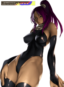 xxgeekpr0nxx:  This digital rendering of Bleach‘s Yoruichi Shihōin by Jhay-Emsee is just.. wow!