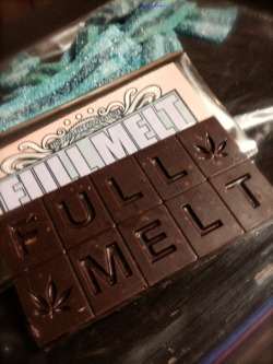 gratefully-dabbed:  Full Melt Weed Chocolate
