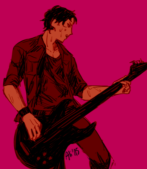 alcieart:  3rd gym band au for the hq 69min prompt!!! 