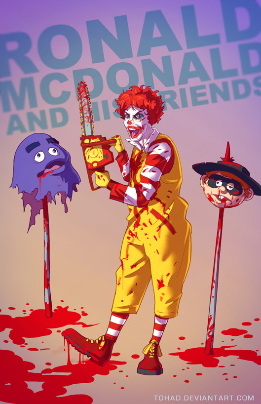 iampetersavedbychrist:  unknownkadath:  Too much ketchup, Ronald…  ​I am ashamed