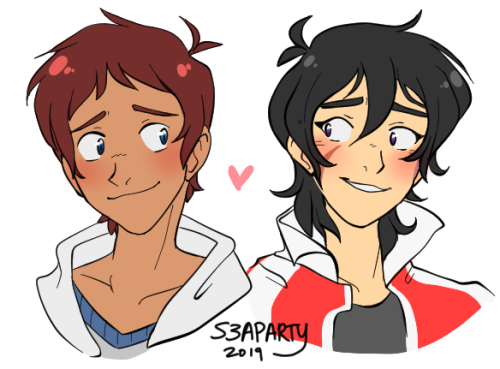 i’ve been gone from tumblr for 4 years and i come back with klance.  (i like to think kei