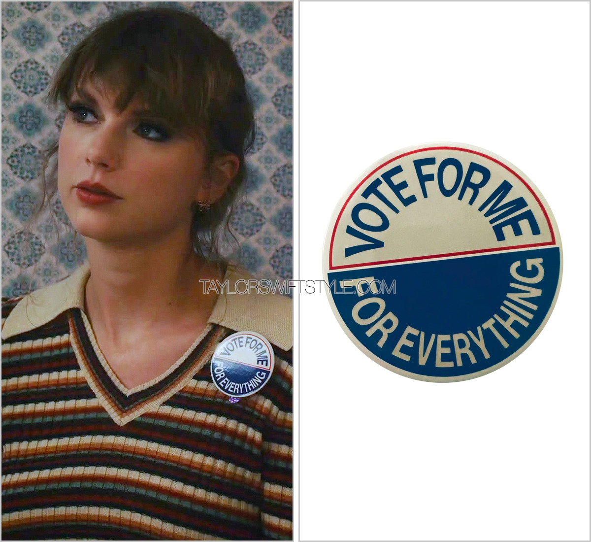Taylor Swift, Accessories, New Taylor Swift Antihero Music Video Pin Vote  For Me For Everything