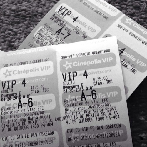 El Mejor Da #Avengers #EraDeUltron#Estreno#VIP#Cinepolis#LaAme#Vengadora