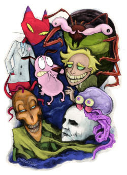 dolichocephalous:  We interrupt this program to bring you… Courage the Cowardly Dog Show, starring Courage, the Cowardly Dog! 