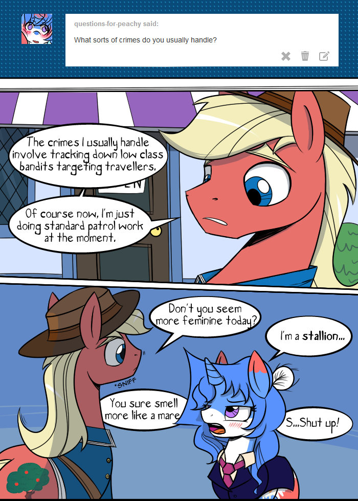 ask-scifresh-pony:  Guess it’s hard to tell sometimes in Canterlot. Question from: