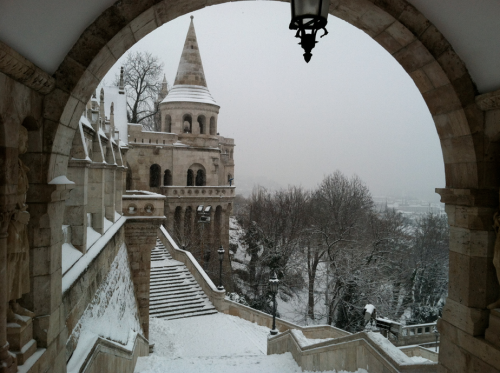 reborn-in-the-sea:Fisherman’s Bastion, BudapestIts seven towers represent the seven Magyar tri