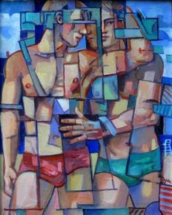 lgbtiart:“Lifeguards in Love” by Richard