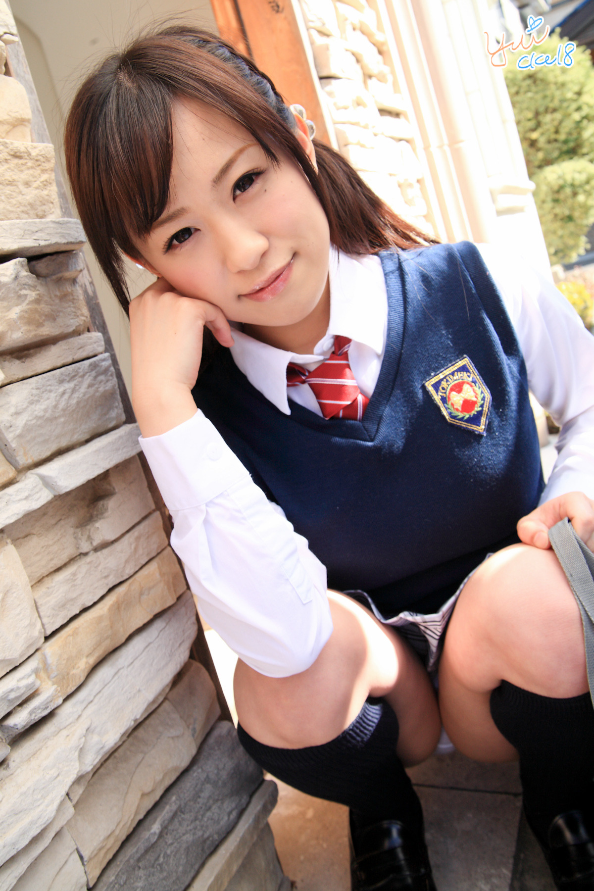 cke18official:  Japanese schoolgirl snack time is so naughty! See all of Yui HERE!