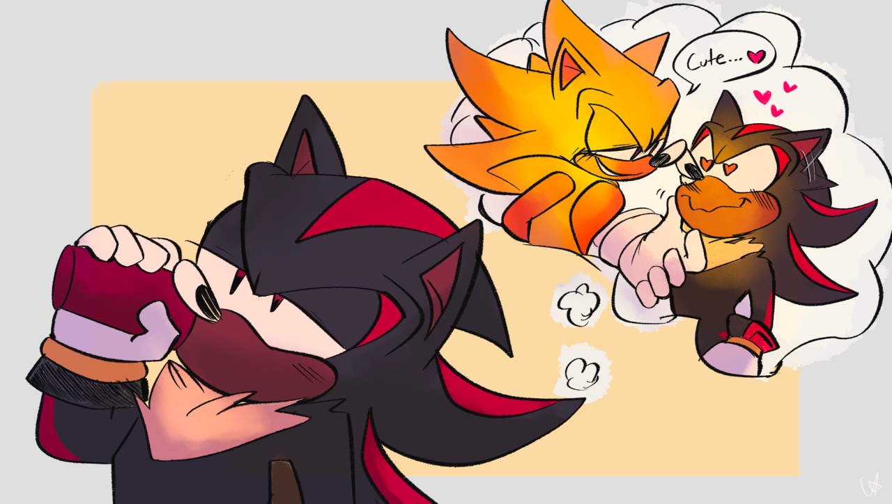 sonic X shadow on Tumblr