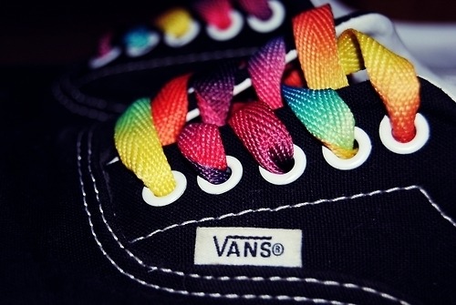paradise-is-where-i-love:  colorful vans - image #1496362 by lovely_jessy on Favim.com