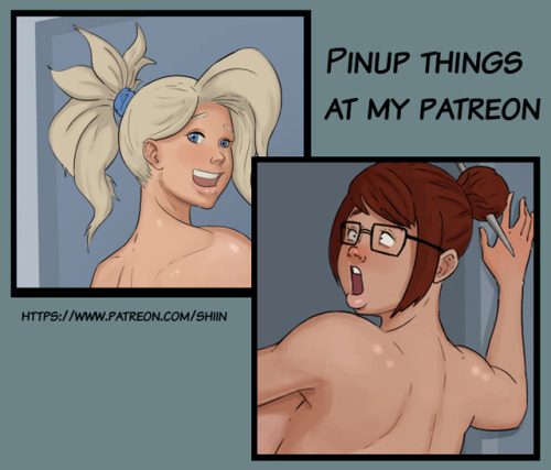 Pinup things on my patreon! https://www.patreon.com/shiin Will be posted on my twitter ( https://twi
