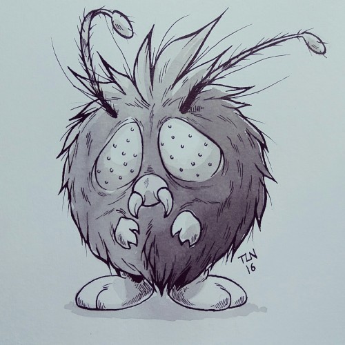 seagerdy:Inktober day 4, 5 and 6.Venonat, Venomoth and Banette.